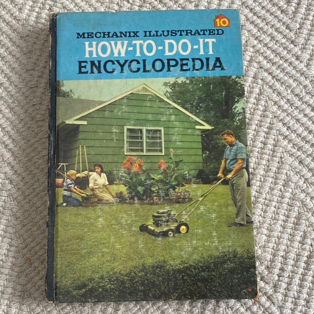 handyman, diy, 60s, home repair Mechanix Illustraded Volume 10 1961 Golden Press